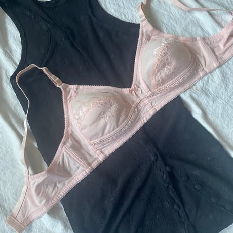 baby pink bralette【K-0006】