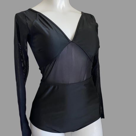 swimwear sheer black【S-0017】