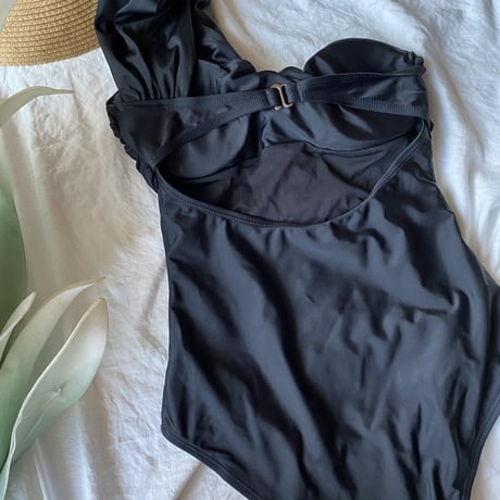 Special price swimwear one shoulder black【 S-0005】