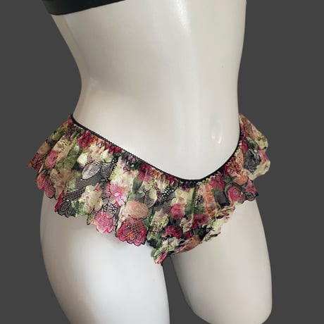 Plus Size flower lace Tshorts③【T-0663】
