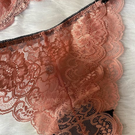 pink lace set  【A-0278-PI】