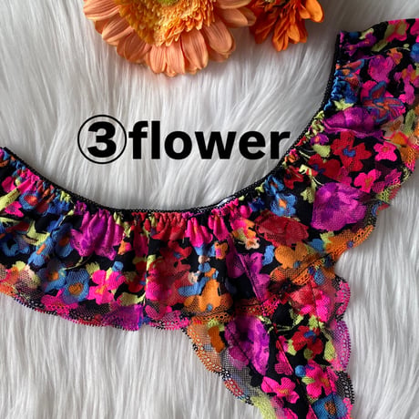 Plus Size flower lace shorts④【T-0676】