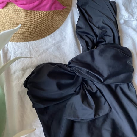 Special price swimwear one shoulder black【 S-0005】
