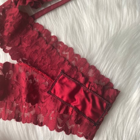 wine red frillk【I-0024】