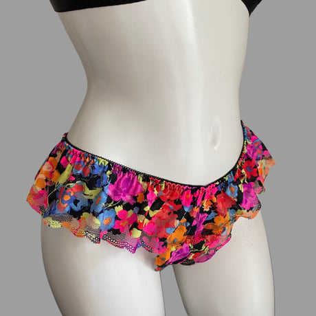 Plus Size flower lace shorts④【T-0676】
