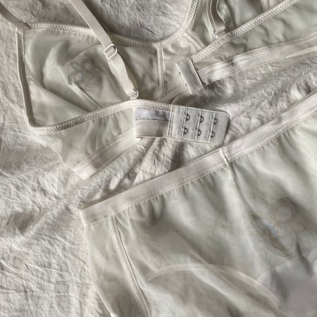 sample orchid bralette white