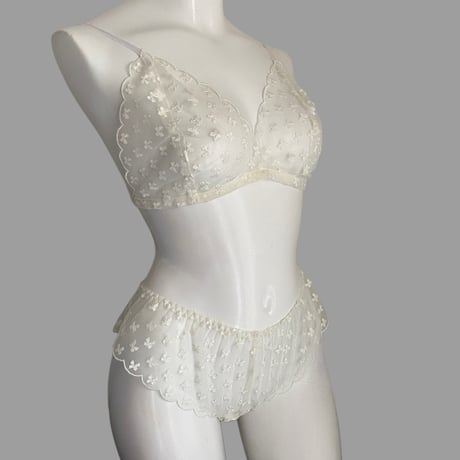 ribbon lace white【T-0660】