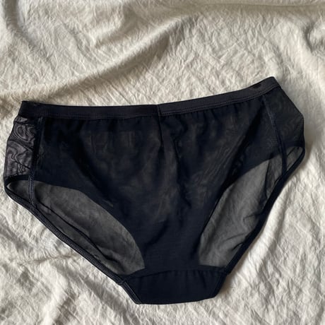 Sheer shorts black【F-0041】