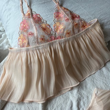 Lily pajamas coral【J-0016】