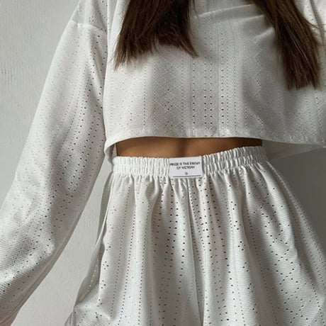 eyelets pajamas【K-0029】