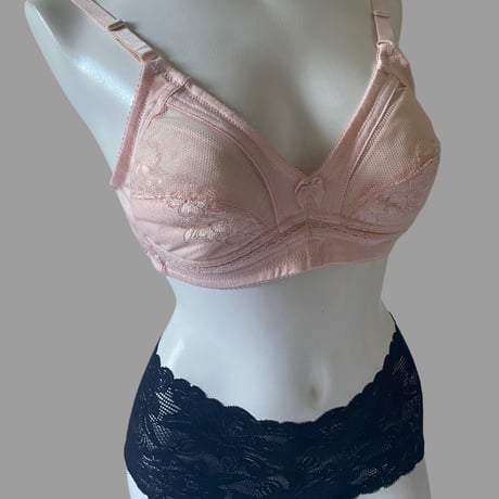 baby pink bralette【K-0006】