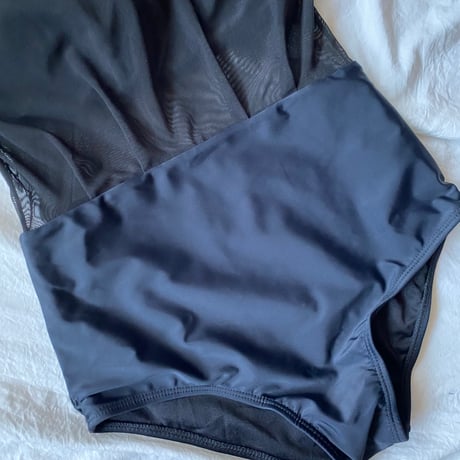 swimwear  Sheer One Piece black【S-0019】