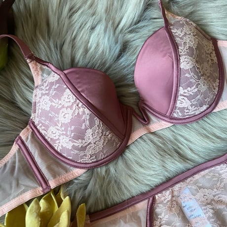 Ami violet pink×light pink【 A-0564-PI】