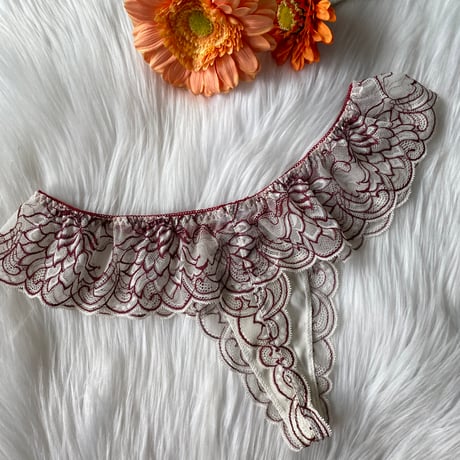 Plus Size flower lace shorts④【T-0676】