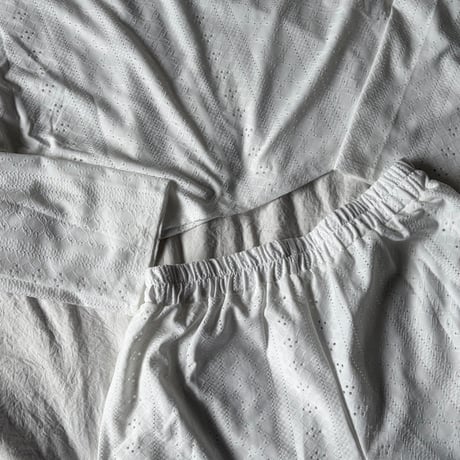 eyelets pajamas【K-0029】