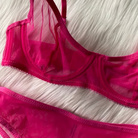 sheer set pink【A-0883-PK】