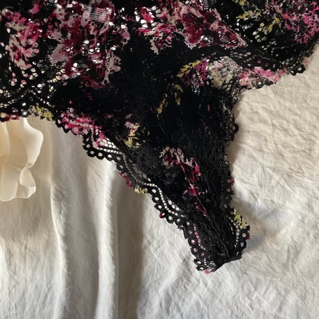 flower lace T【T-0430】