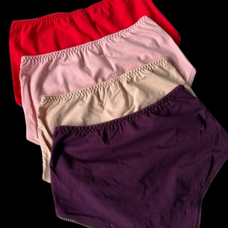 L・XLsize flower high-waist panties【K-0015】