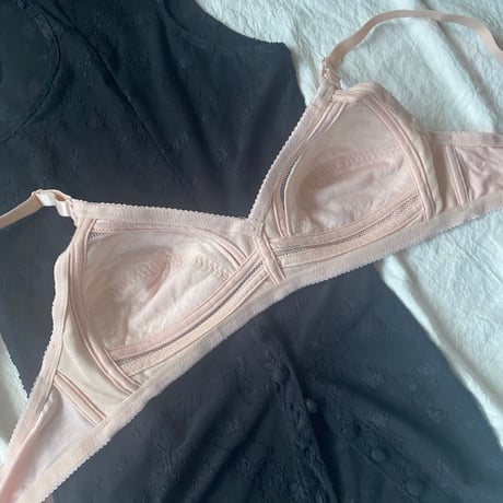 baby pink bralette【K-0006】