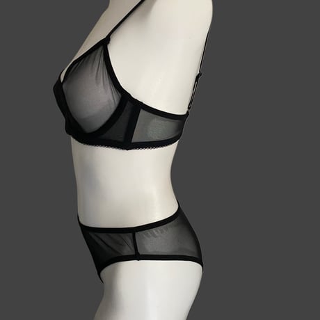 sheer set black【A-0883-BK】