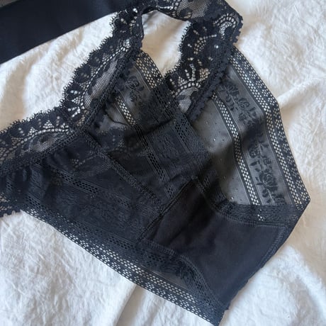 black rose bralette・shorts