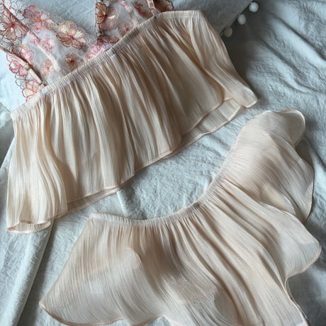 Lily pajamas coral【J-0016】