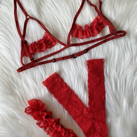red frill【 I-0018】