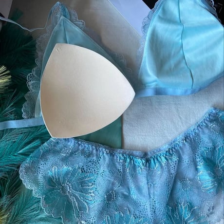 XLsize Numéro5  light blue × light emerald green【N-0046-BL】
