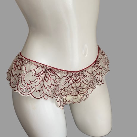 Plus Size flower lace shorts④【T-0676】