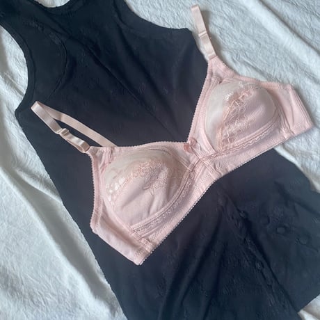 baby pink bralette【K-0006】
