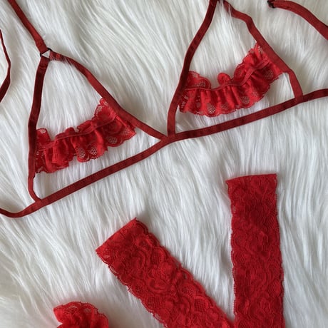 red frill【 I-0018】