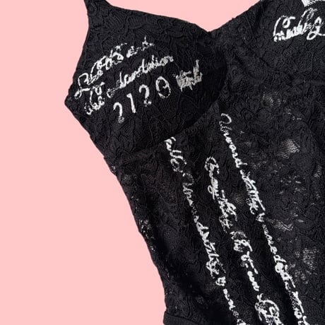 flowers with text body suit【K-0025】