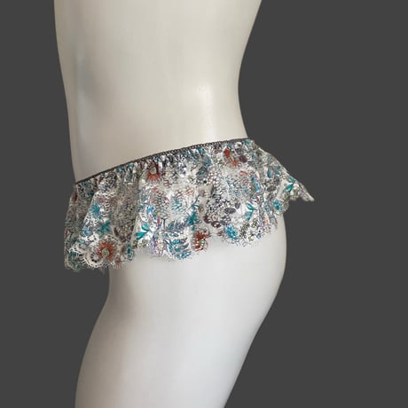 Plus Size flower lace Tshorts②【T-0662】