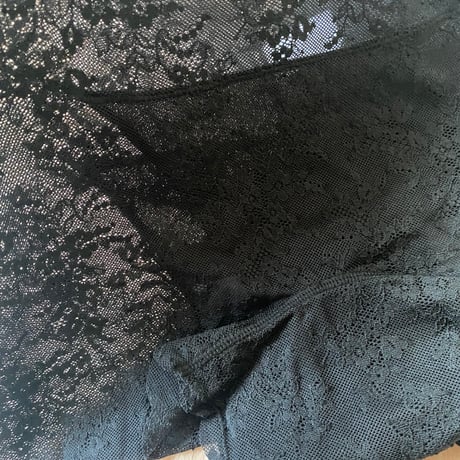 吸水・サニタリーショーツ black lace boxer【A-0873】