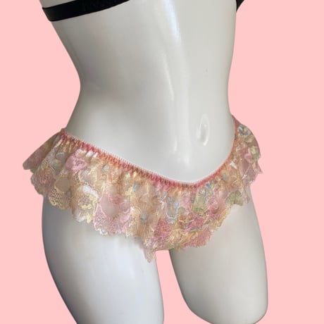 Plus Size flower lace Tshorts【T-0656】