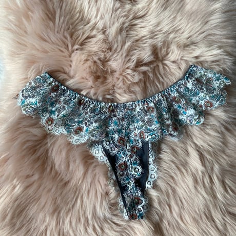 Plus Size flower lace Tshorts②【T-0662】