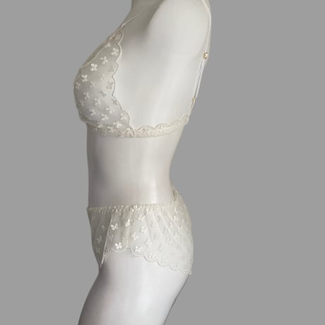 ribbon lace white【T-0660】