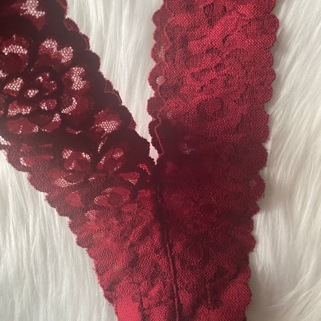wine red frillk【I-0024】