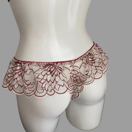 Plus Size flower lace shorts④【T-0676】