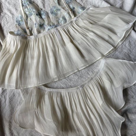 Lily pajamas white【J-0015】