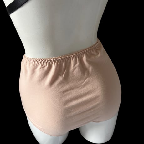 L・XLsize flower high-waist panties【K-0015】