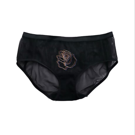 sample rose shorts black