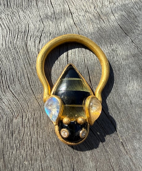 Hima ヒマ 22kgold ミツバチ ハニービー 🐝 リング