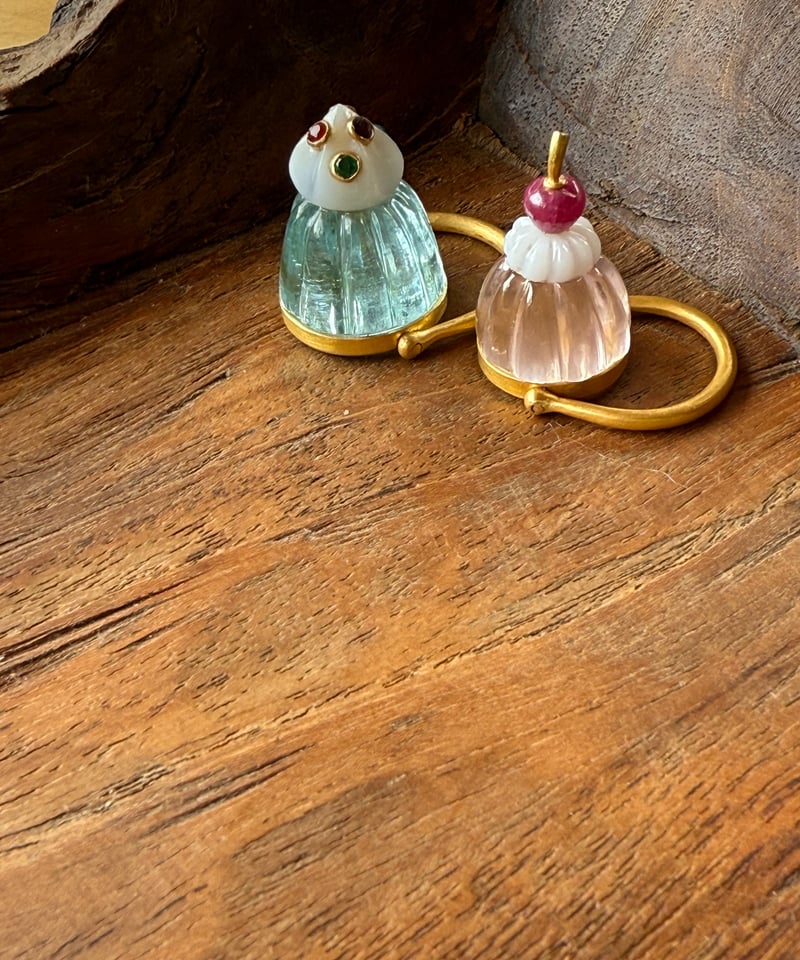 Hima ヒマ 22kgold ソーダゼリー アクアマリン リング | hima