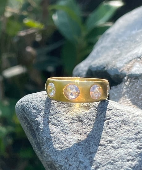 Hima ヒマ SPECIAL 22K ローズカット ダイヤモンド UFOリング