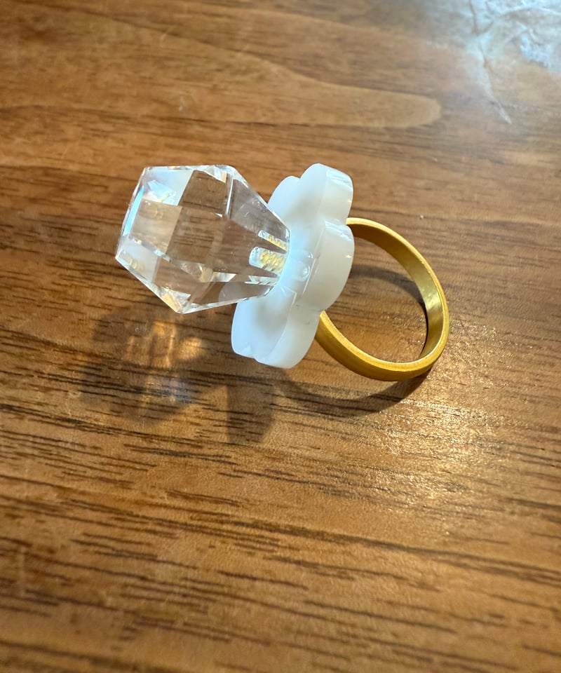 Hima ヒマ 22kgold クリスタル リングポップ ジュエルリング | hima