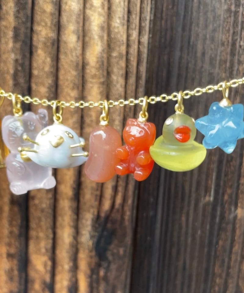 Ado Hibana ガチャガチャ ジュエルチャーム セット 未開封 ひ*や