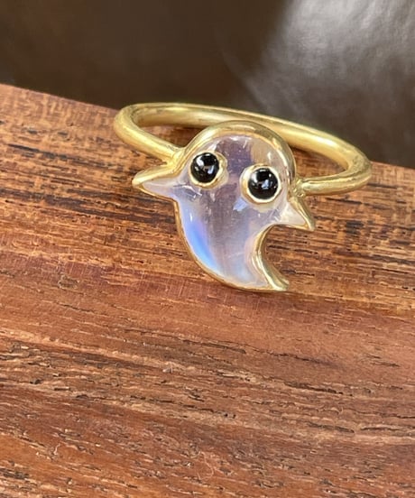 Hima ヒマ 22Kgold ハロウィン 👻ゴールドコレット リング