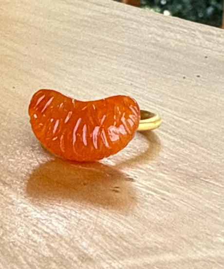 Hima ヒマ 22kgold 缶詰みかん カーネリアン リング