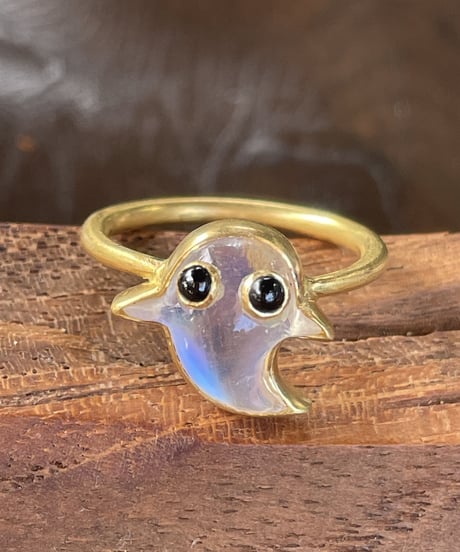 Hima ヒマ 22Kgold ハロウィン 👻ゴールドコレット リング